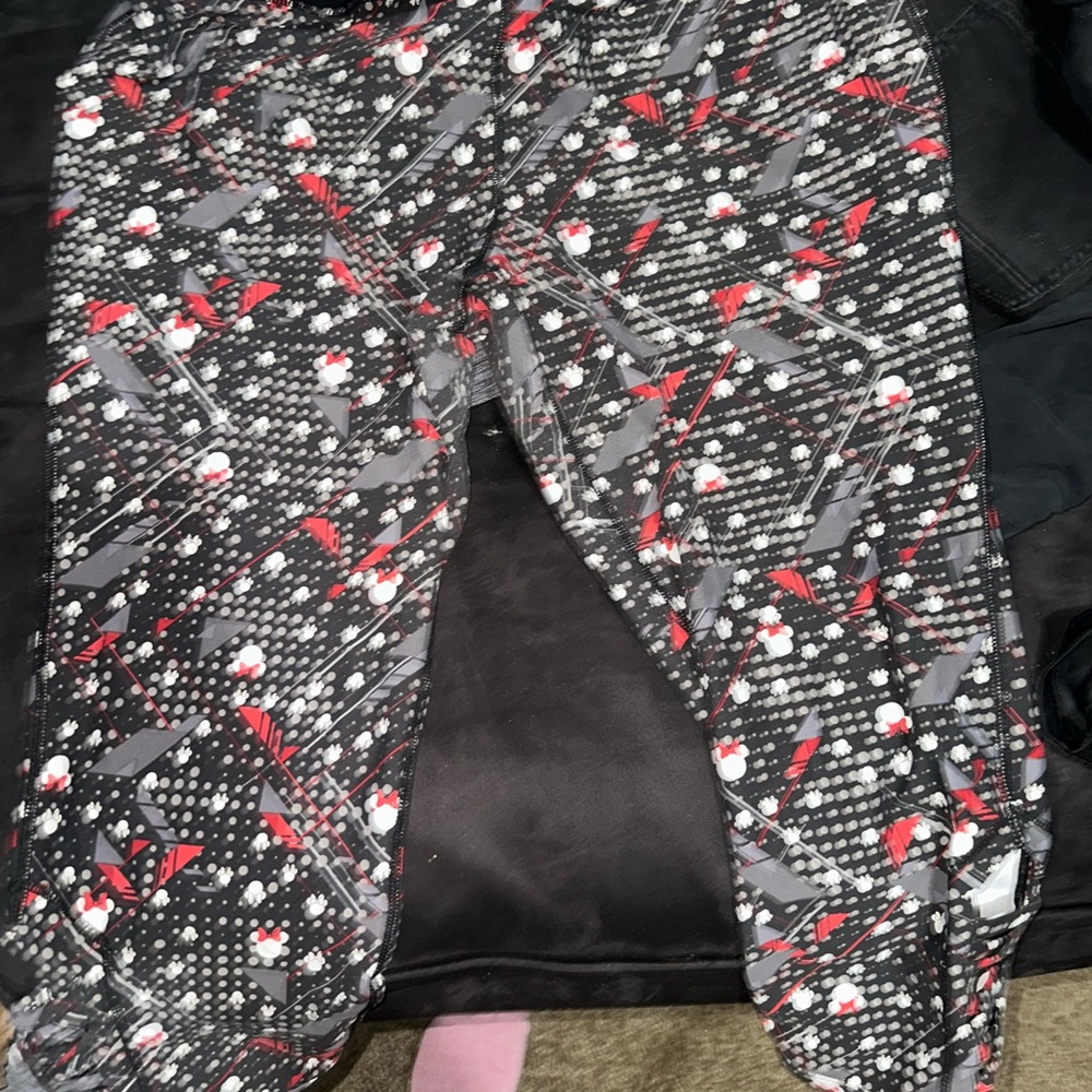 Disney Black and Gray Leggings